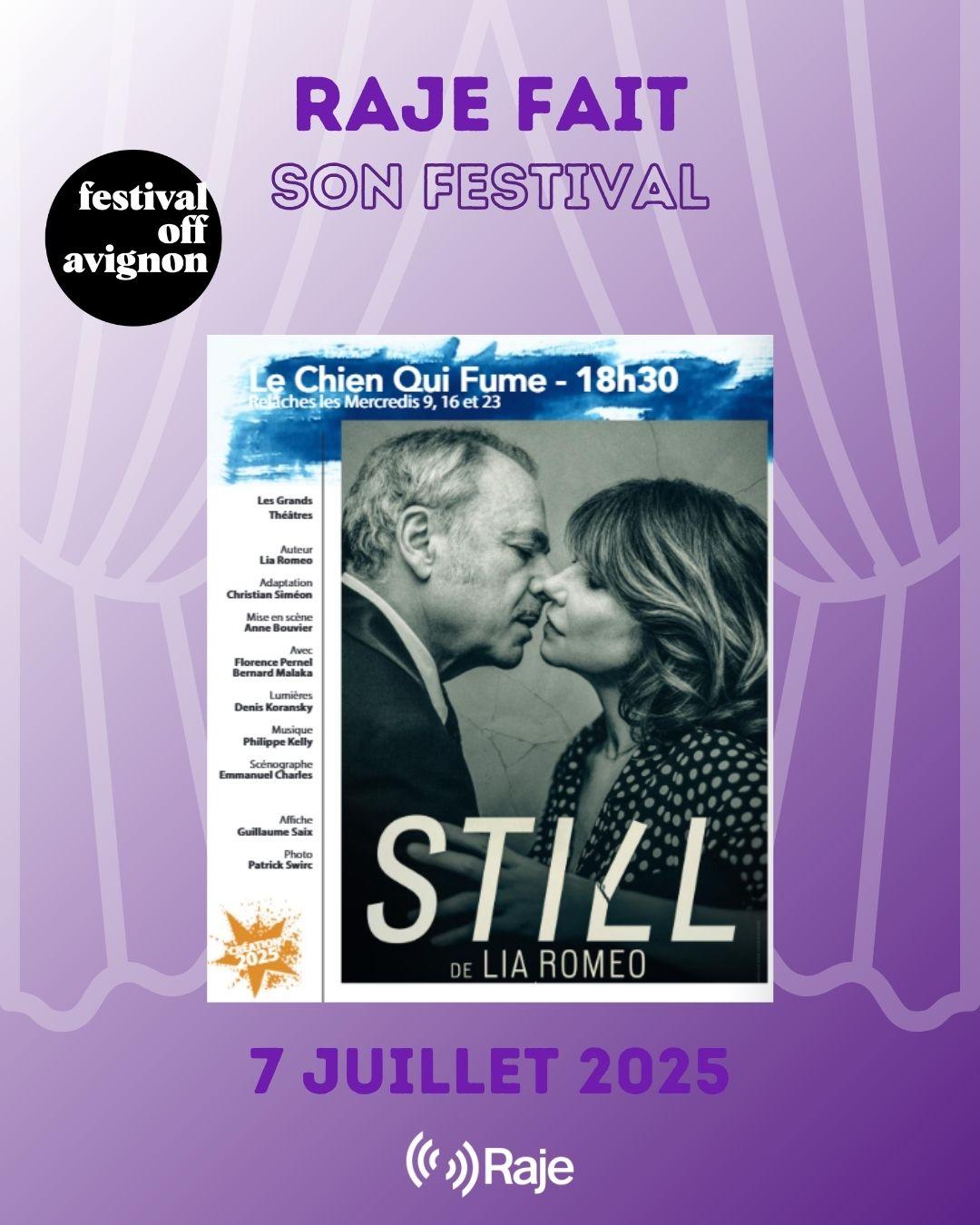 RAJE FAIT SON FESTIVAL JOUR #7 Florence Pernel pour STILL